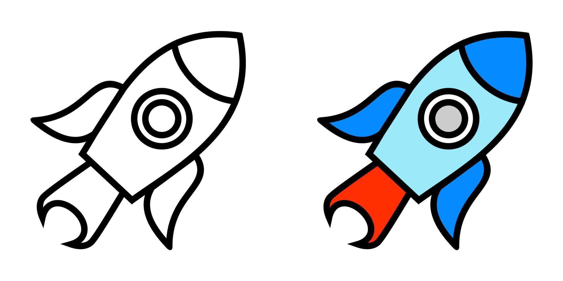 Illustration Vector Graphic of Business, launch, rocket Icon