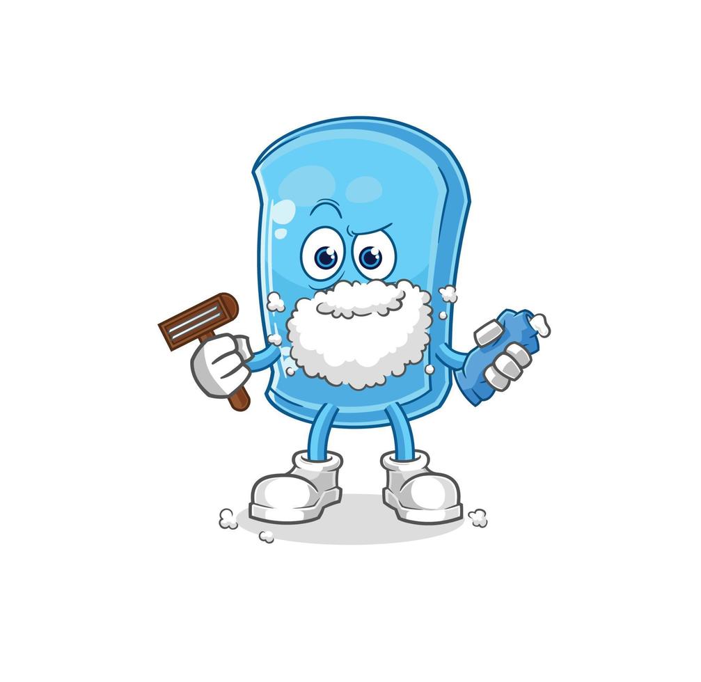 ski board character vector