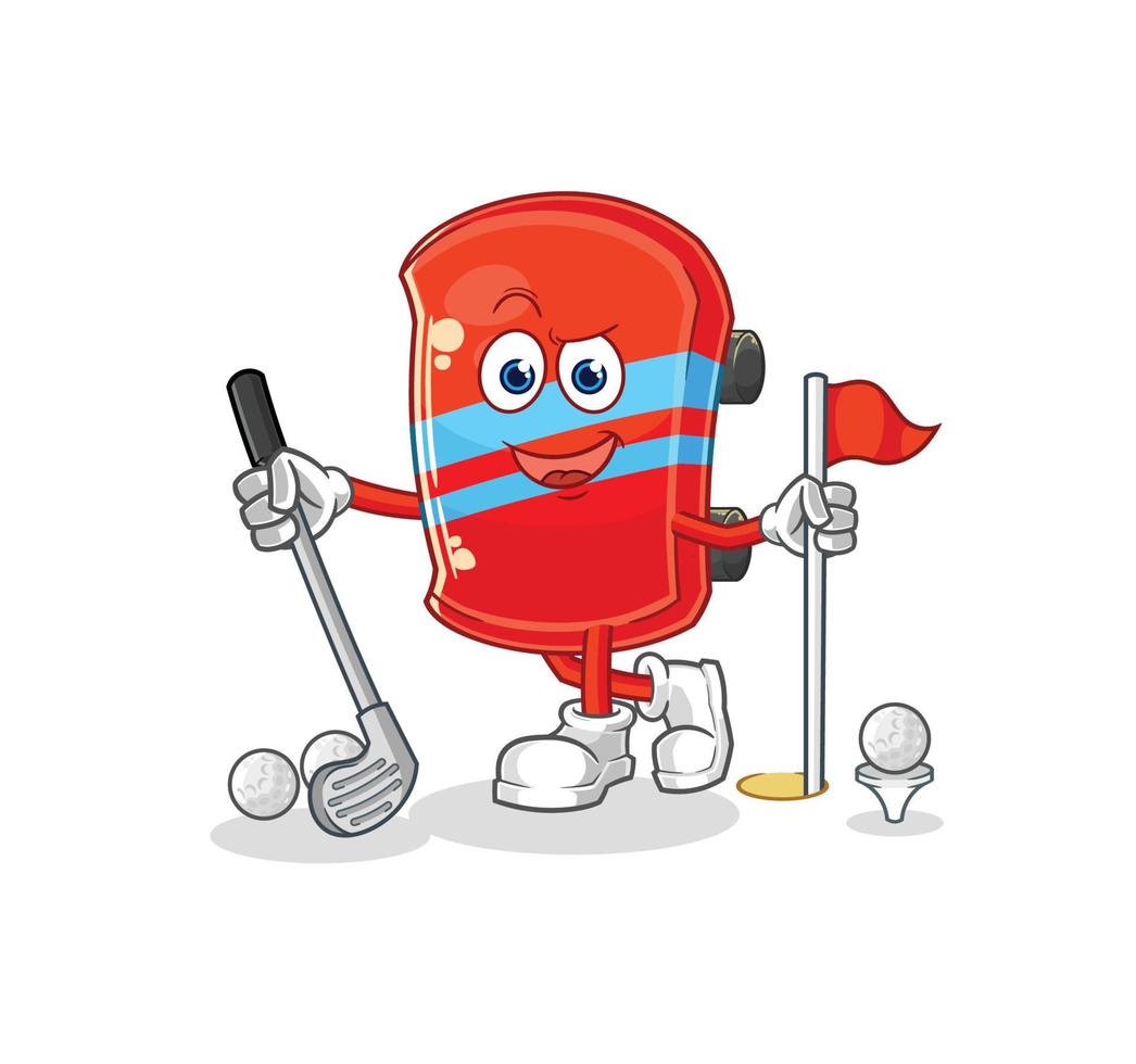 personaje de dibujos animados de patineta vector