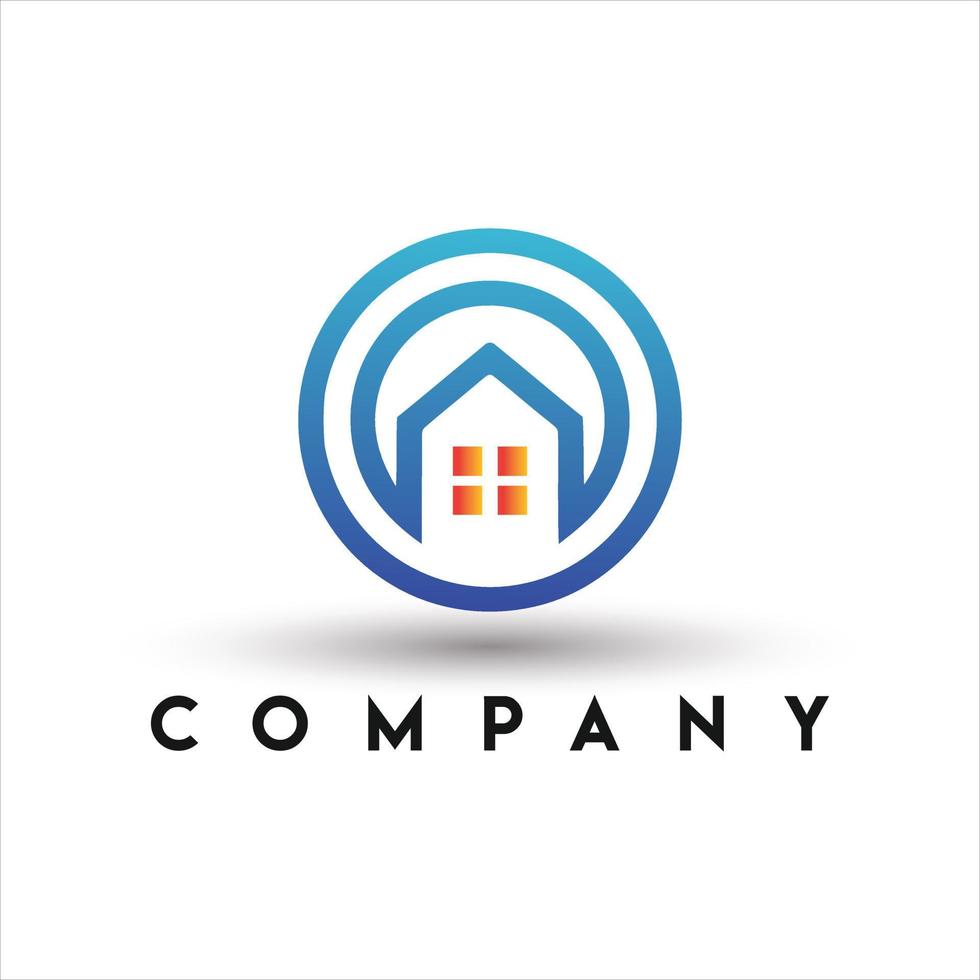 Home Target Logo. Home Logo vector