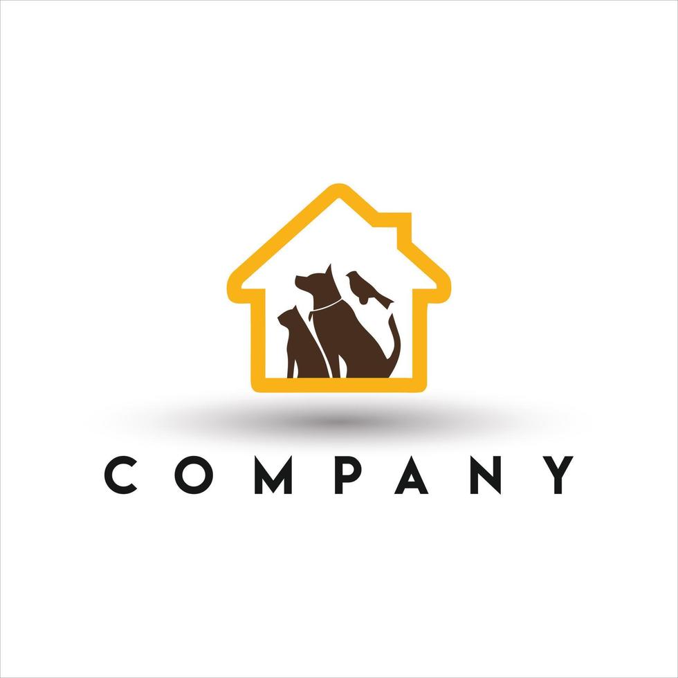 Pet Shop Logo. Pet Home Logo vector