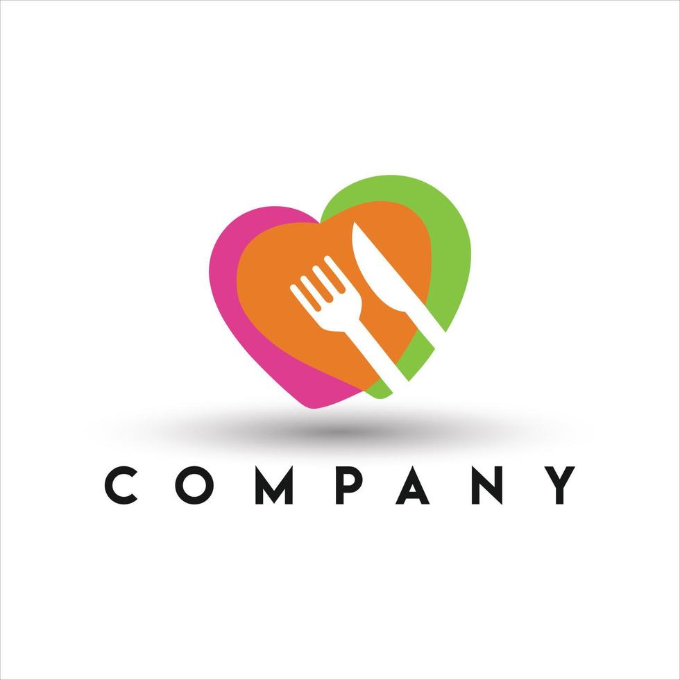Love Cooking Logo. Restaurant Logo vector