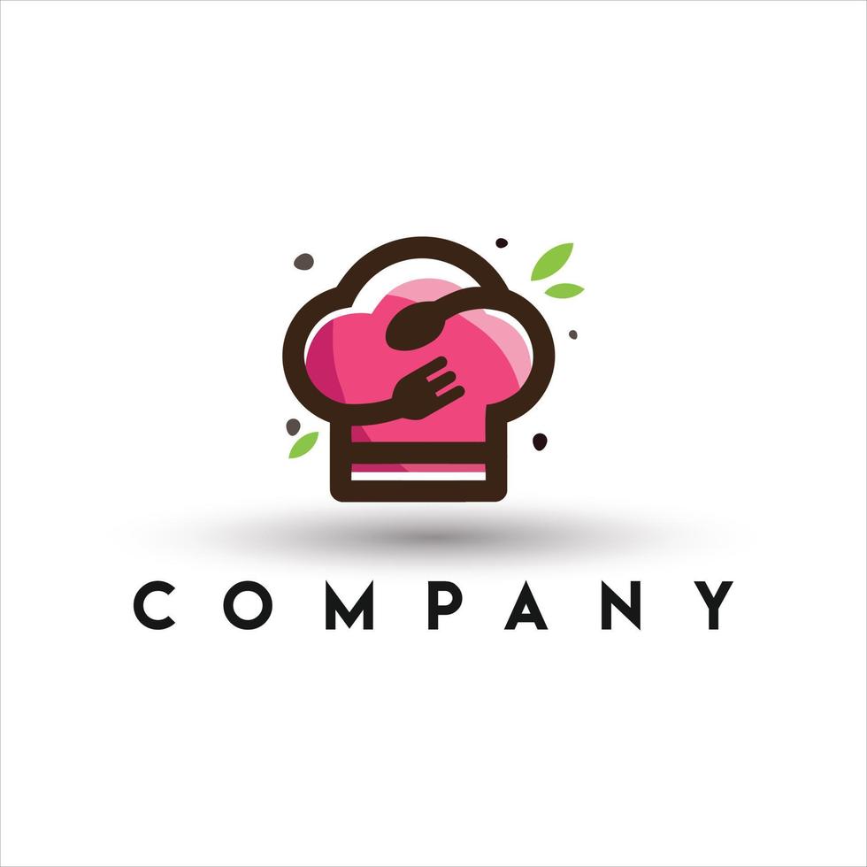 Hug and Love Cooking Logo vector