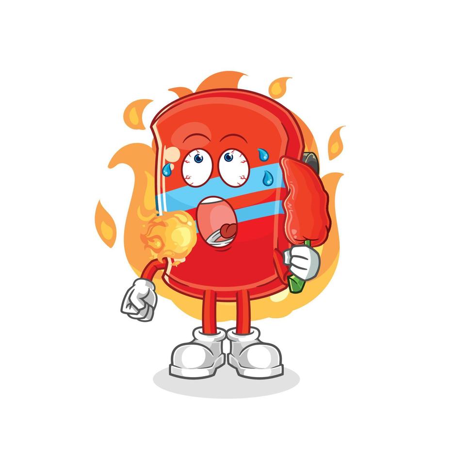 personaje de dibujos animados de patineta vector