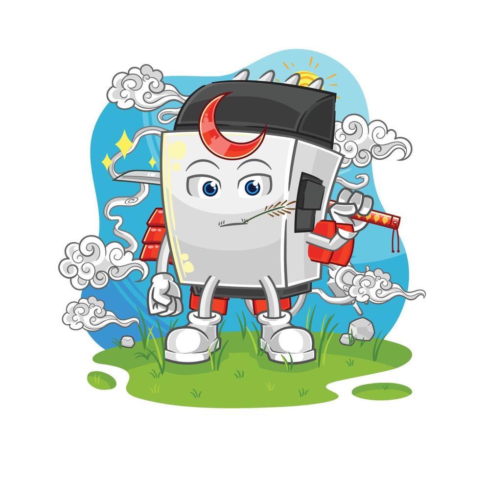 hair clipper cartoon character vector