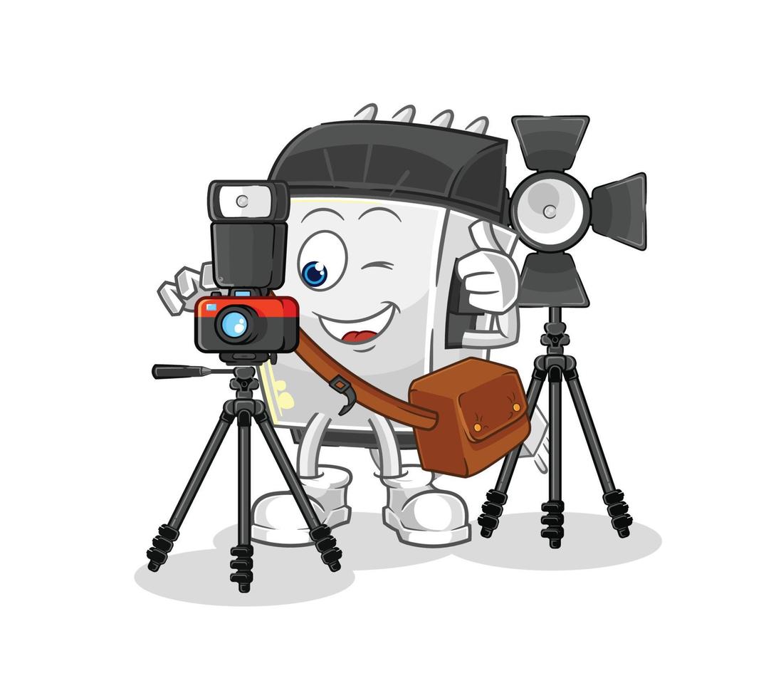 hair clipper character illustration vector