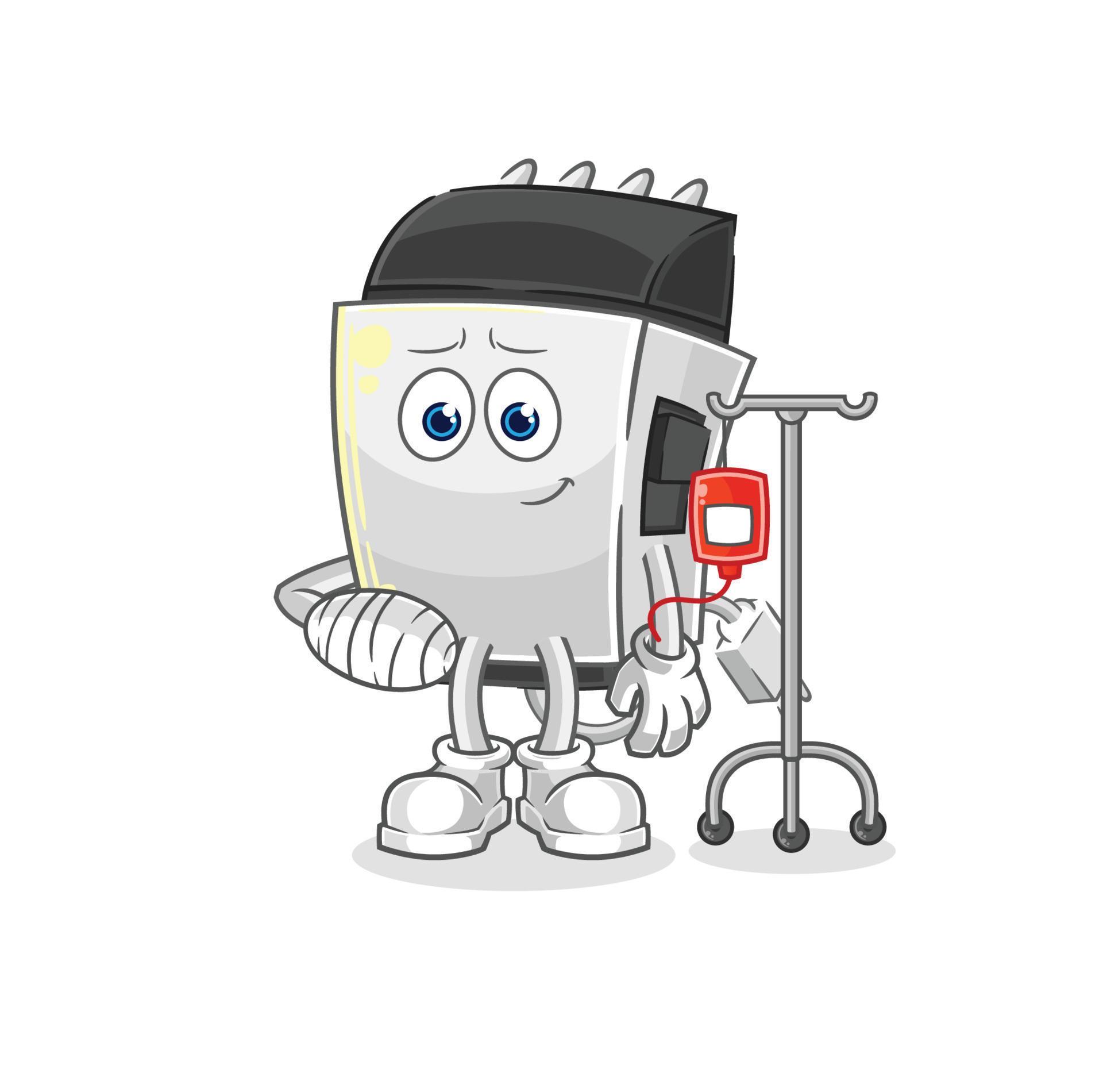 hair clipper cartoon character 10308706 Vector Art at Vecteezy