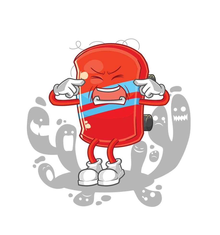 skateboard cartoon character vector