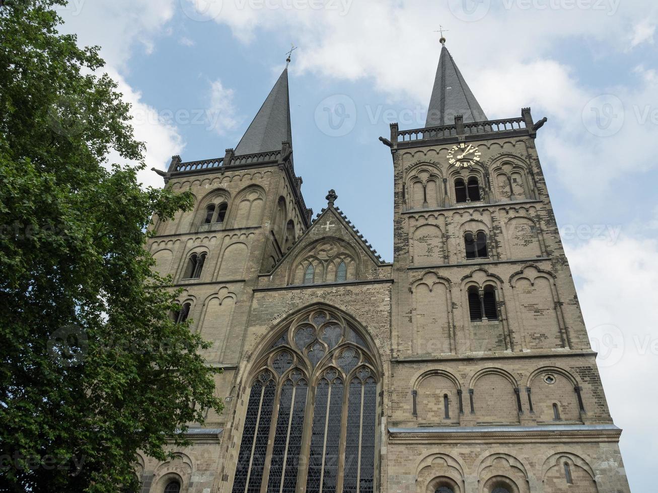 Xanten city and the river rhine photo