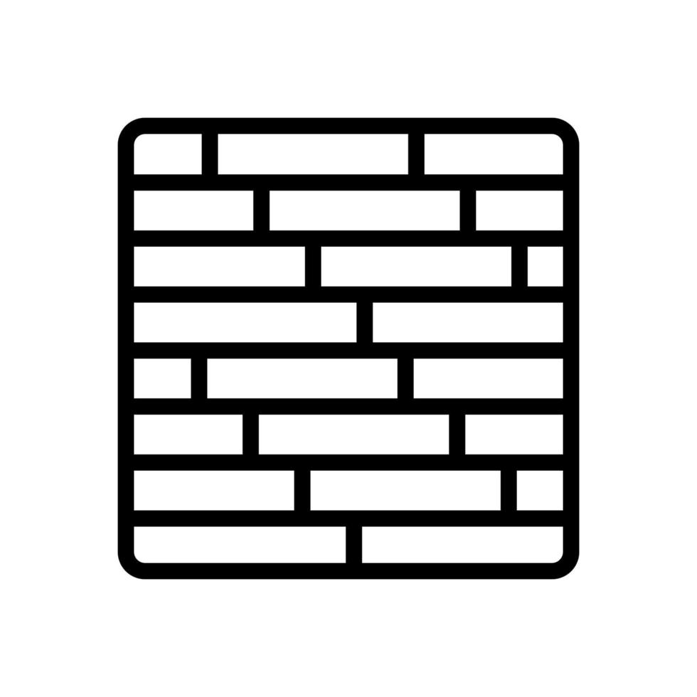 tile narrow icon vector outline illustration