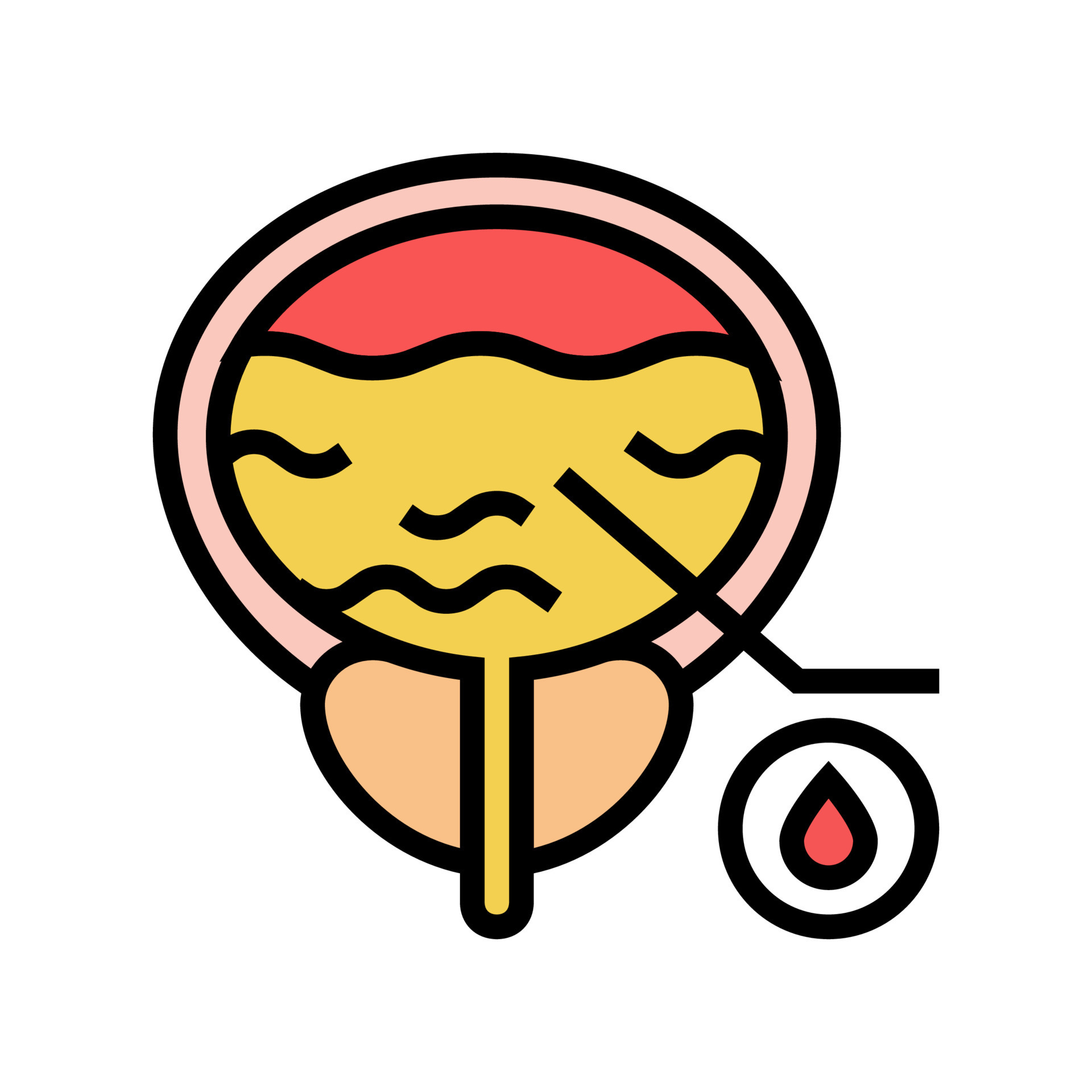 blood in urine color icon vector illustration 10310055 Vector Art at