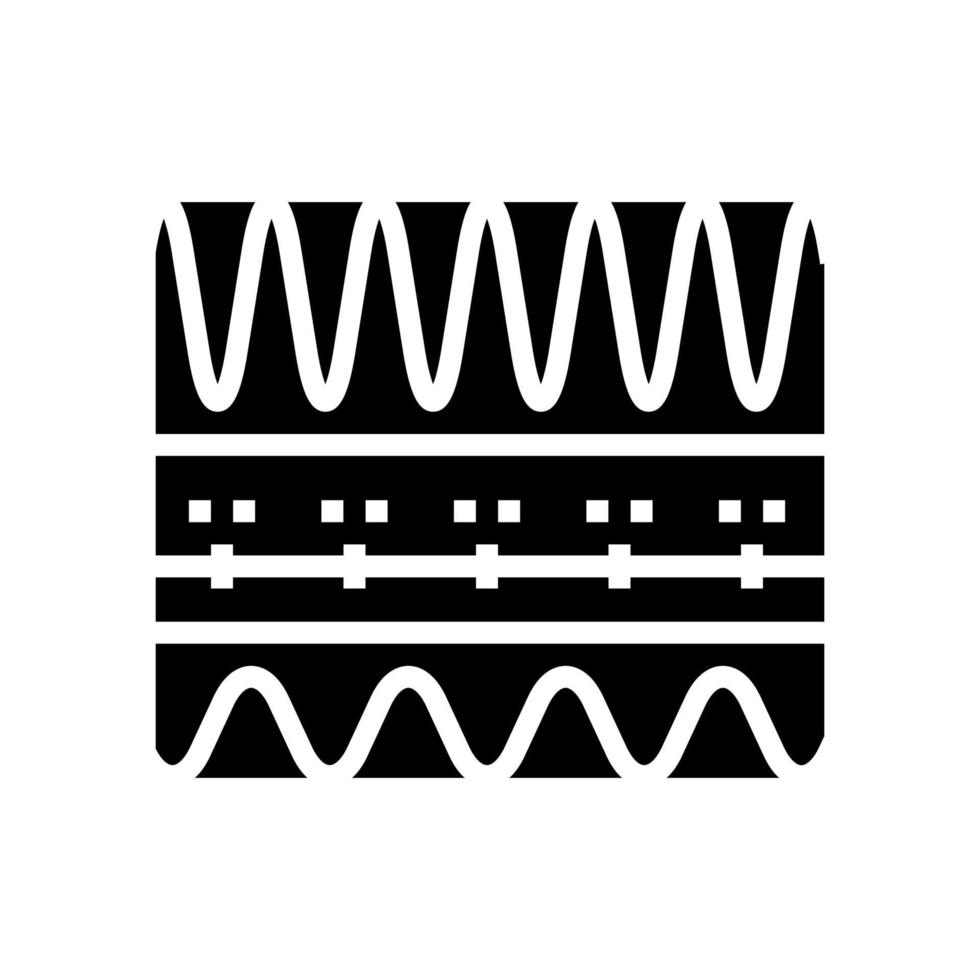 frequency telecommunication glyph icon vector illustration