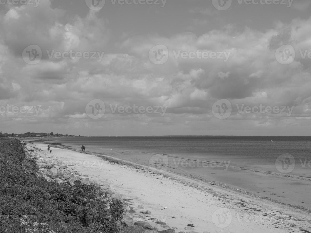 Maasholm at the baltic sea in germany photo