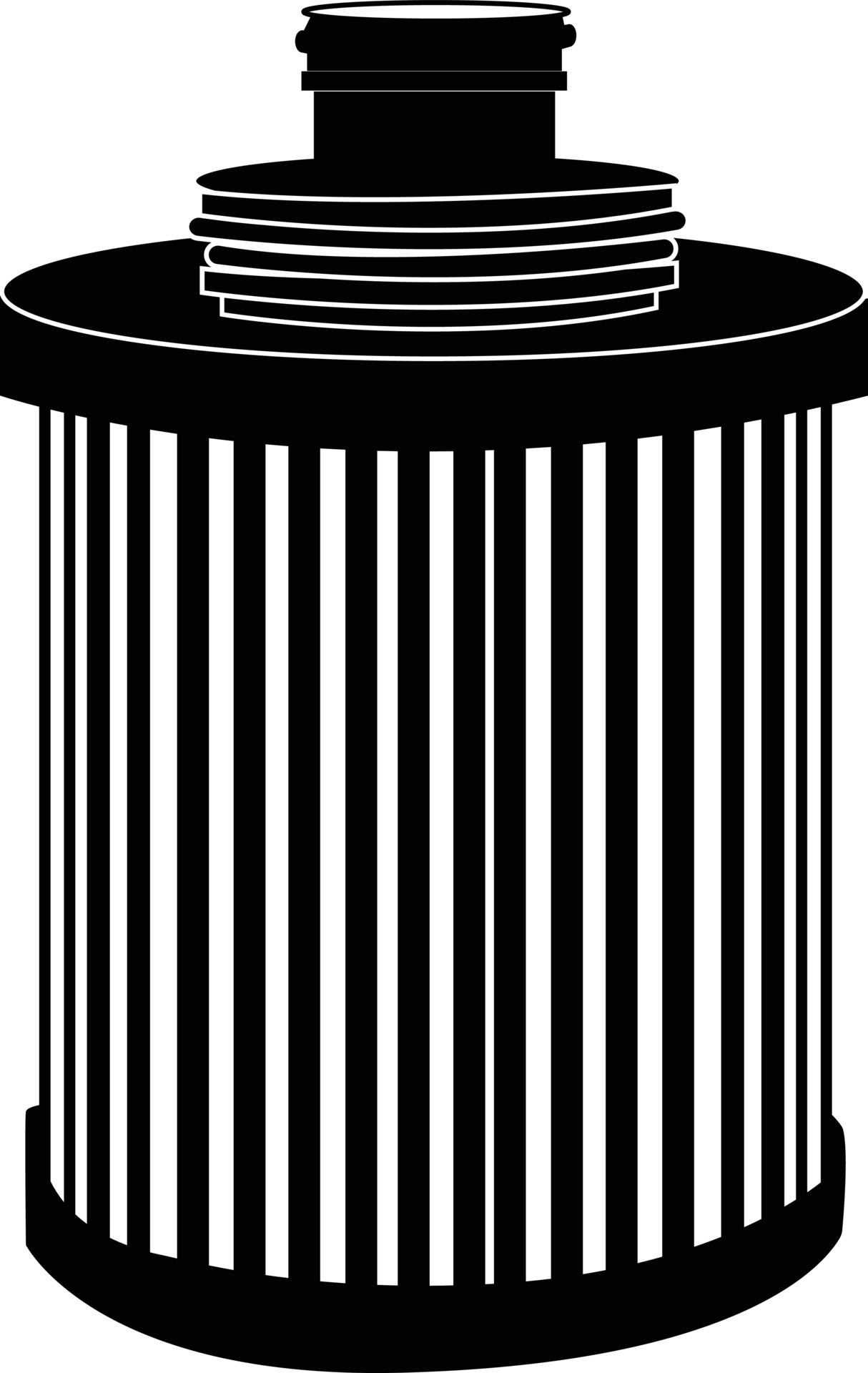 car oil filter icon on white background. air filter sign. auto service