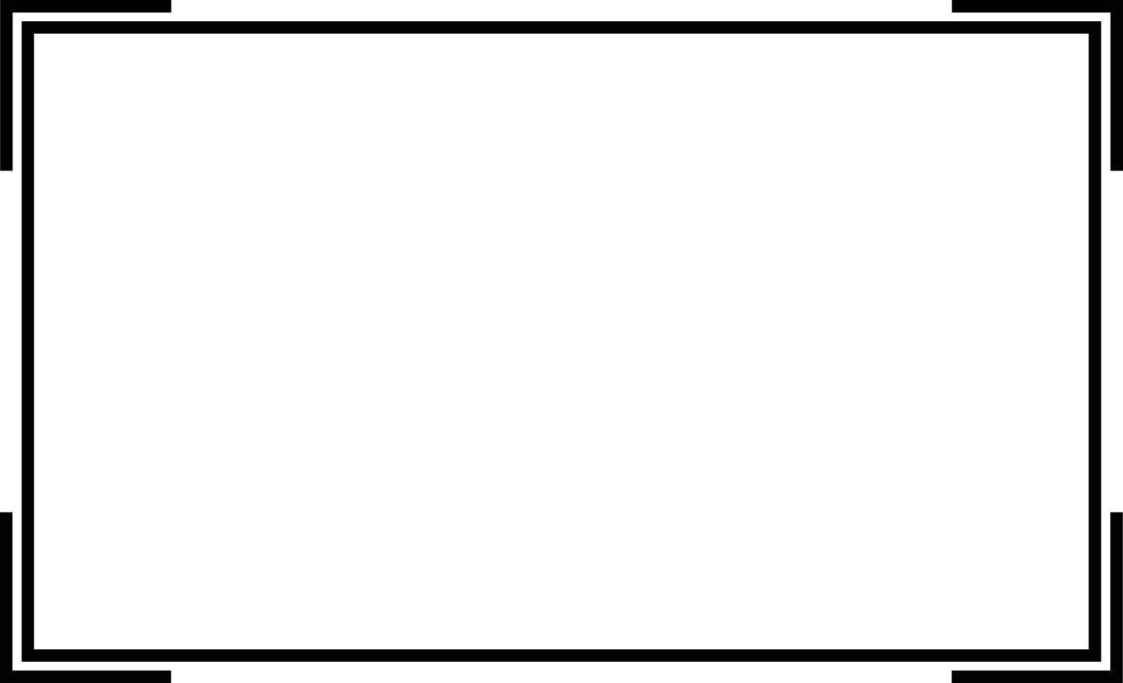 frame icon on white background. frame border line sign. vintage frame symbol. flat style. vector