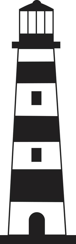 Lighthouse icon on white background. light house sign. flat style. vector