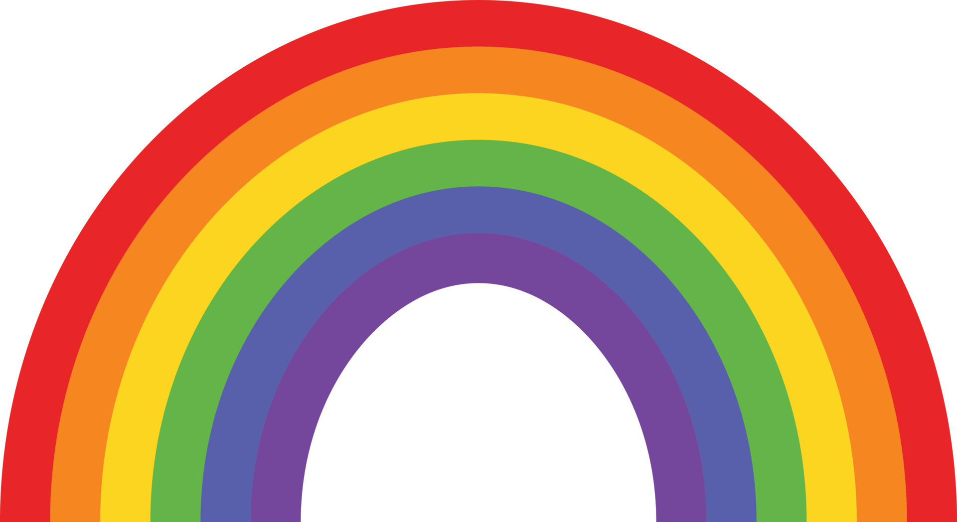 Rainbow icon on white background. Rainbow cartoon sign. Rainbow symbol.  flat style. 10311174 Vector Art at Vecteezy