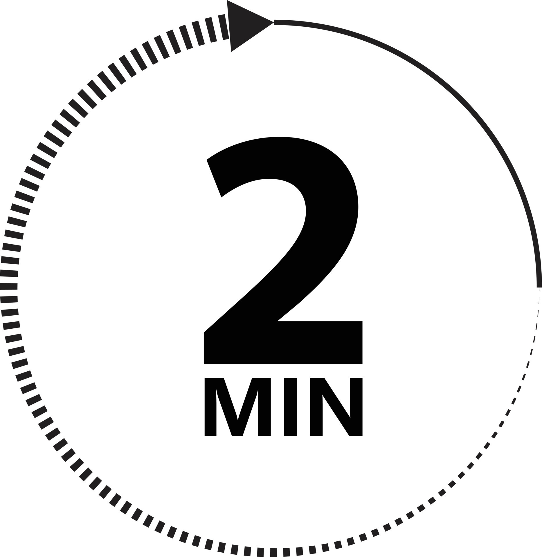 Two minutes icon on white background. 2 minutes timer sign. 2min time  circle symbol. flat style. 10311392 Vector Art at Vecteezy