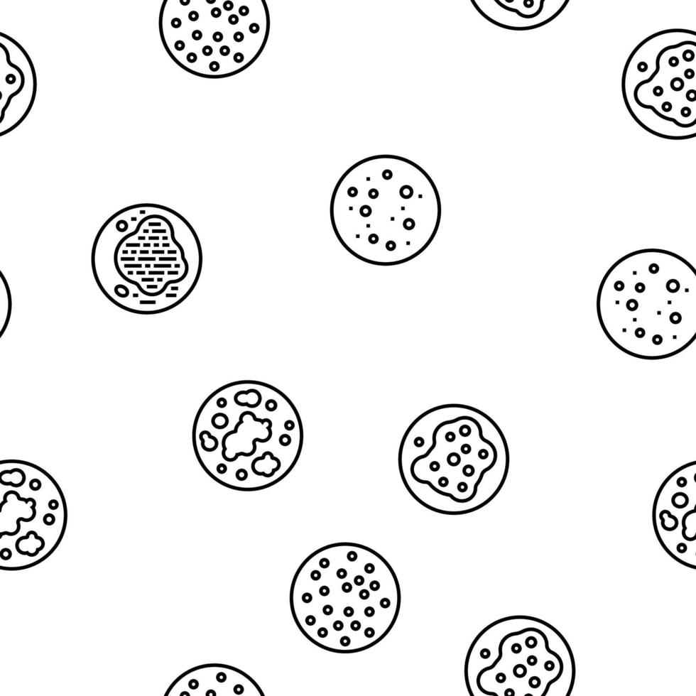 Skin Disease Symptom Vector Seamless Pattern