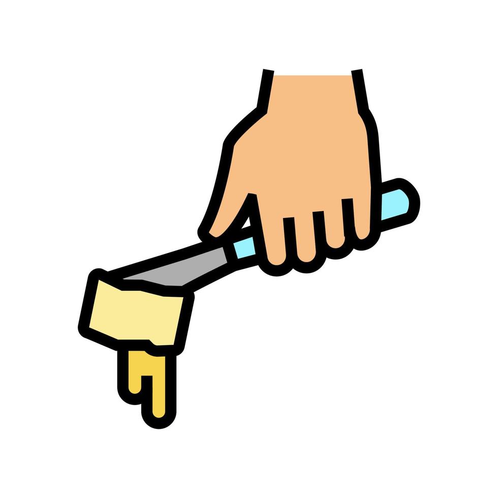 butter add color icon vector illustration