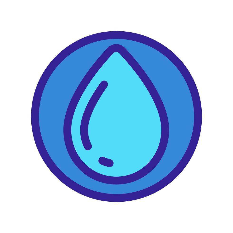 The composition of the liquid and the icon vector. Isolated contour symbol illustration vector