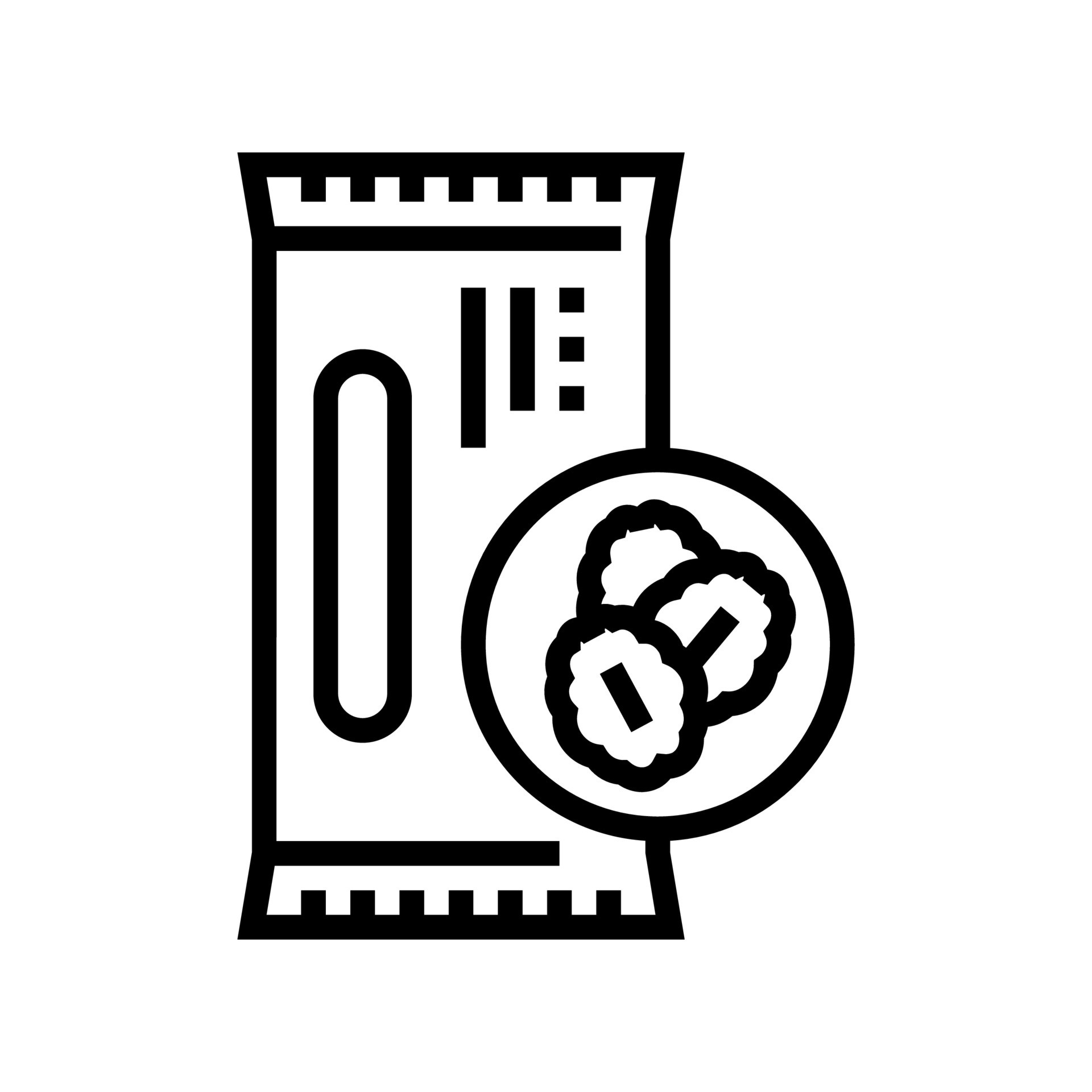 cereal bar line icon vector illustration 10312226 Vector Art at Vecteezy