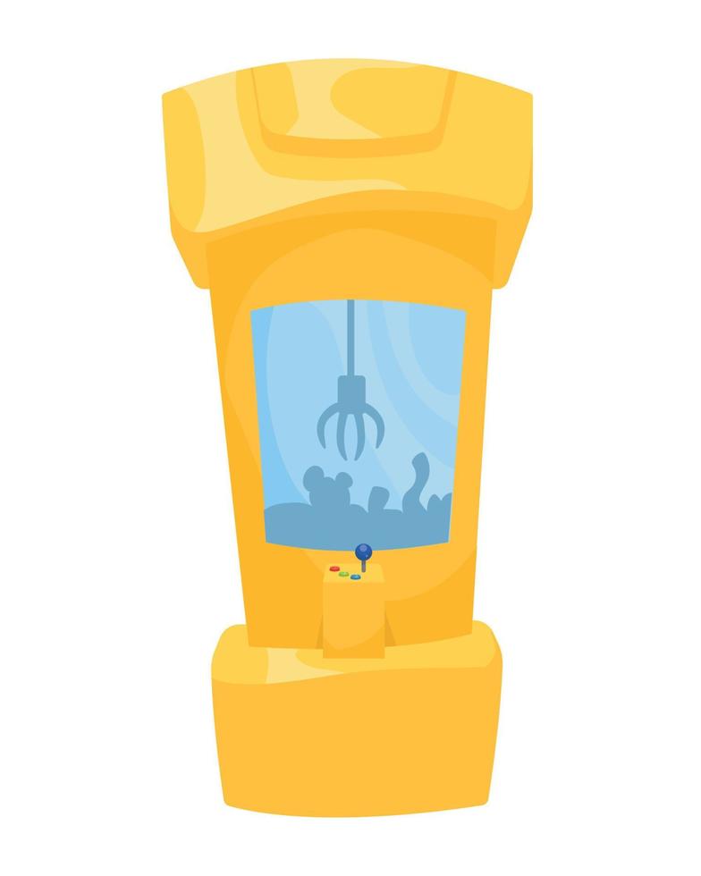 retro video game machine vector