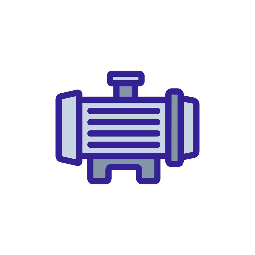 industrial water pump icon vector outline illustration