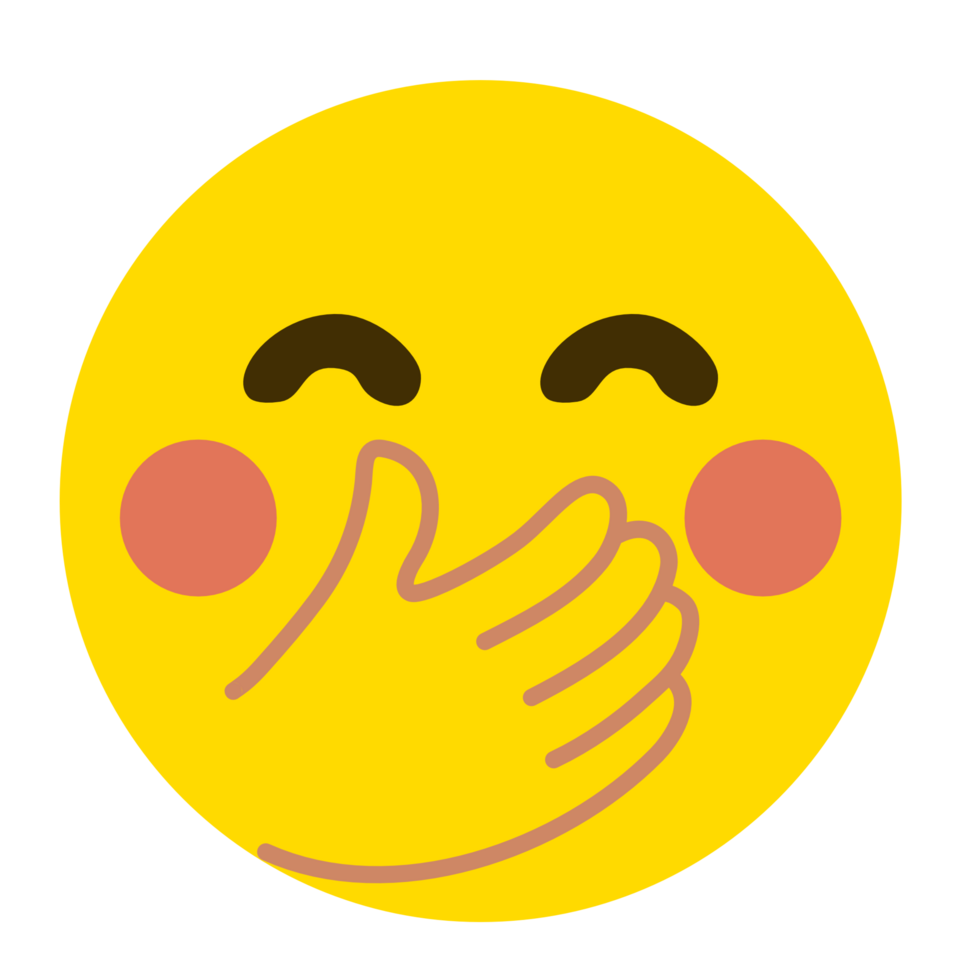 Embarrassed face emoji PNG file 10313702 PNG