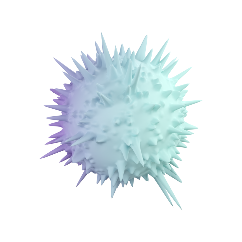 Explode Shape 3D rendering isolated on transparent background. Ui UX icon design web and app trend png