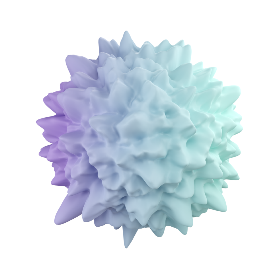 rendering 3d a forma di esplosione isolato su sfondo trasparente. ui ux icona design web e tendenza delle app png