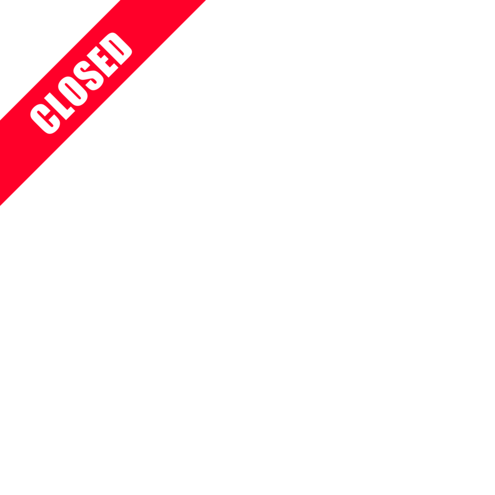 Closed with transparent background png