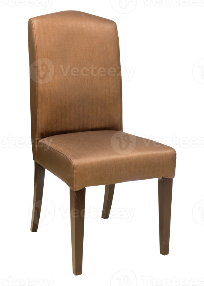 fabric chair isolated with clipping path png