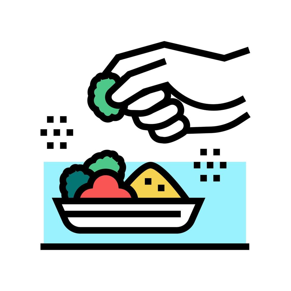 flavoring meal color icon vector illustration