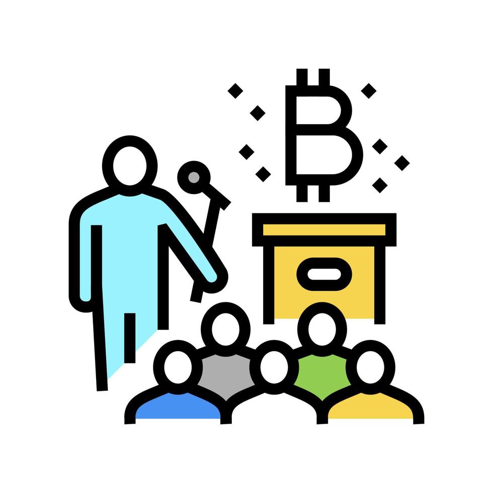 offer ico color icon vector illustration