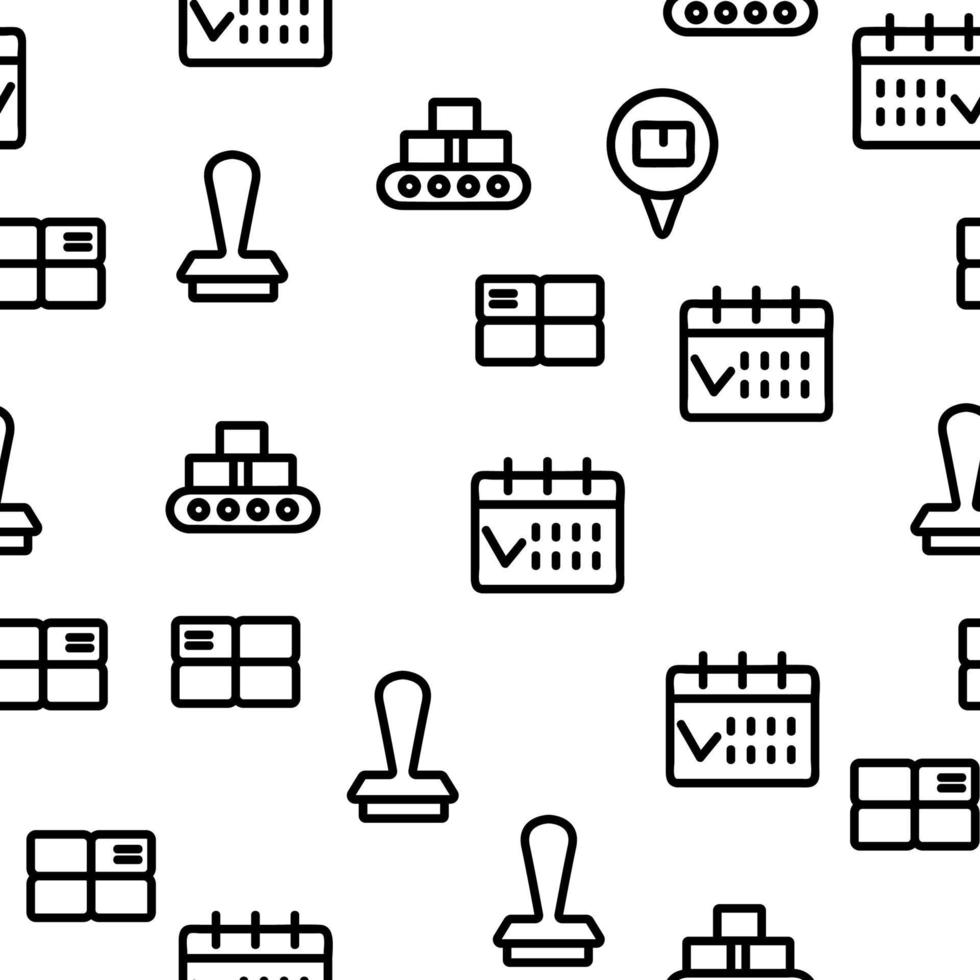 Post Company Vector Seamless Pattern 10314801 Vector Art at Vecteezy