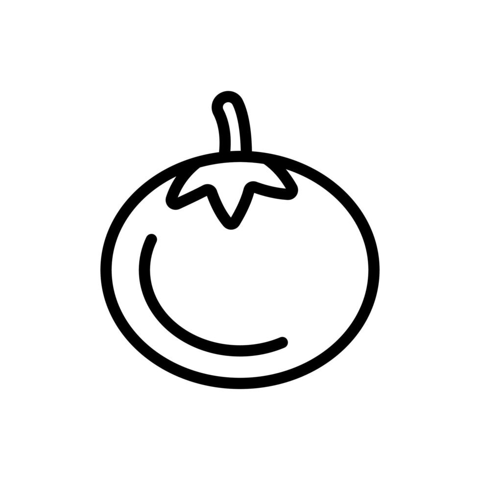 tomato vector icon. Isolated contour symbol illustration 10315061 ...