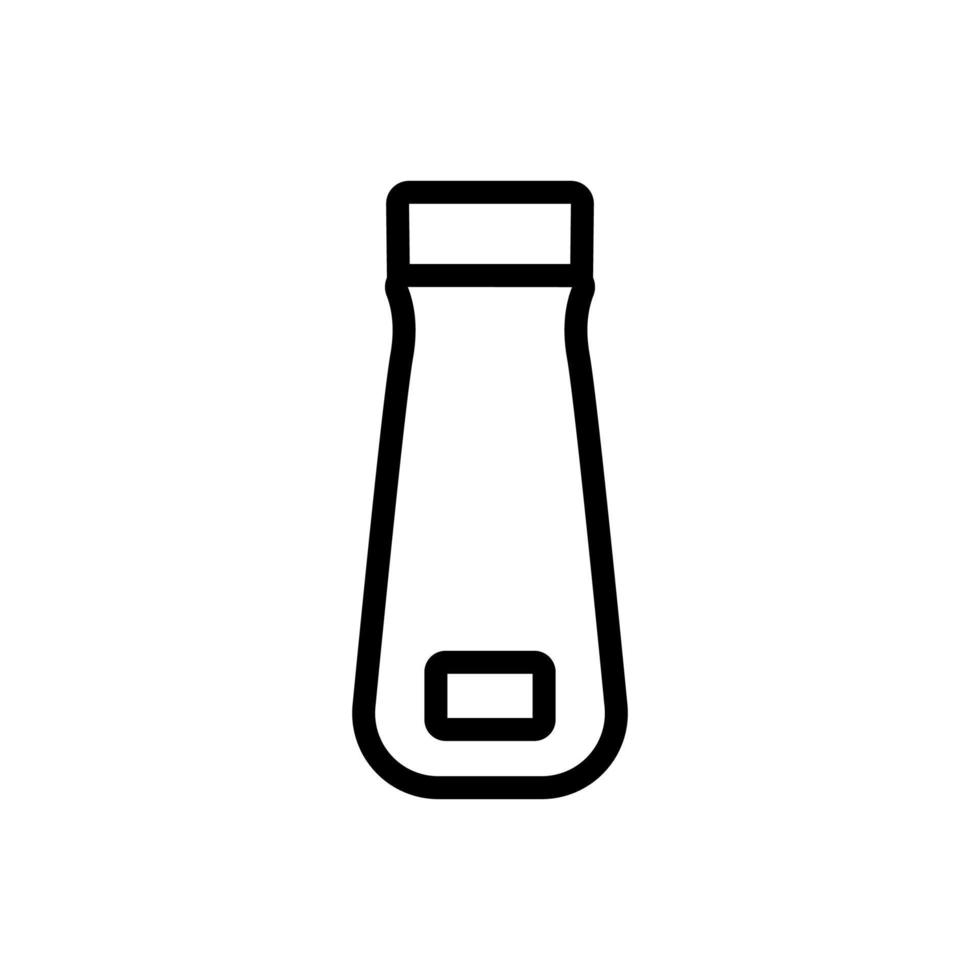 camping thermos icon vector outline illustration