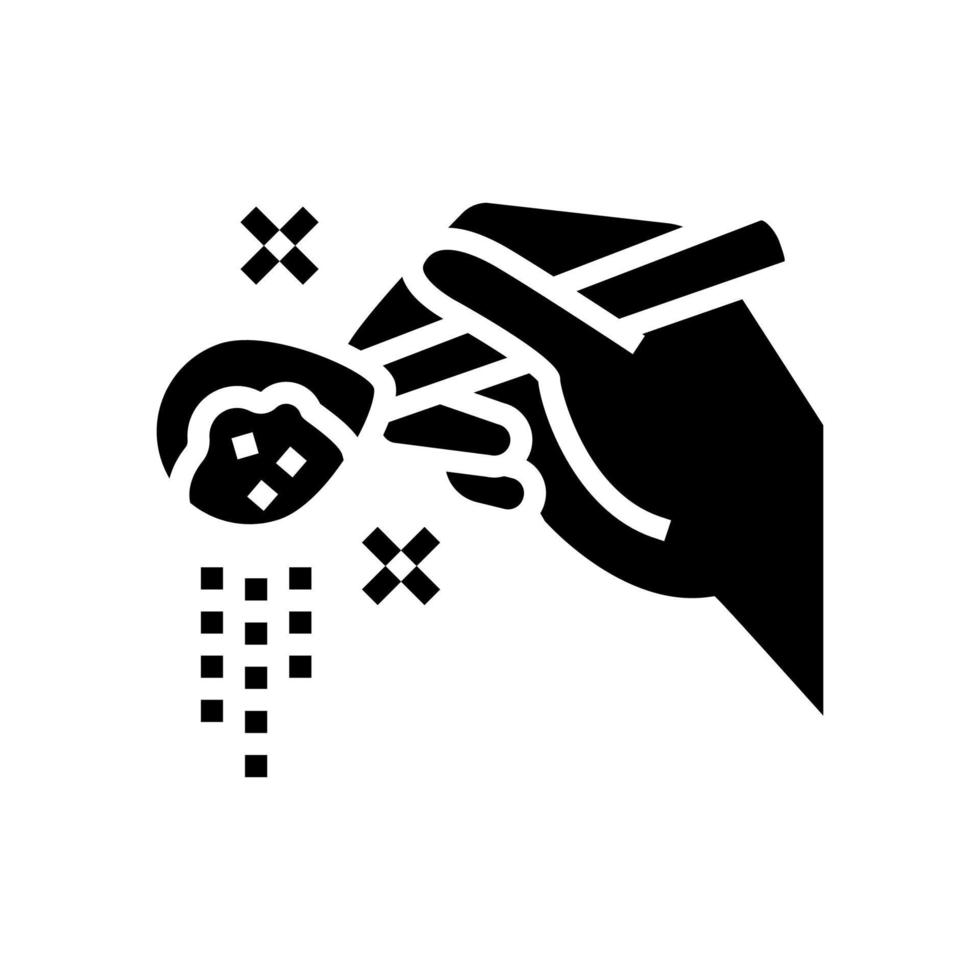 spices add glyph icon vector illustration
