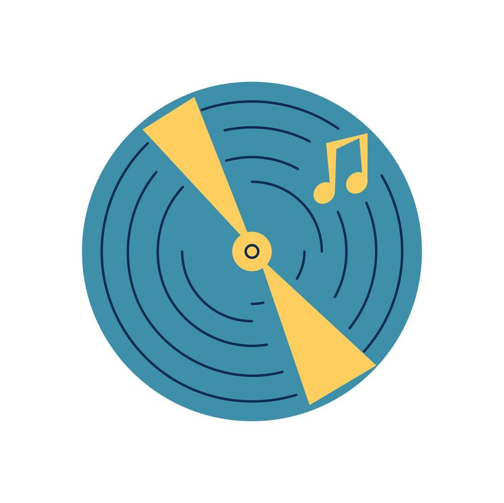 music vinyl record vector