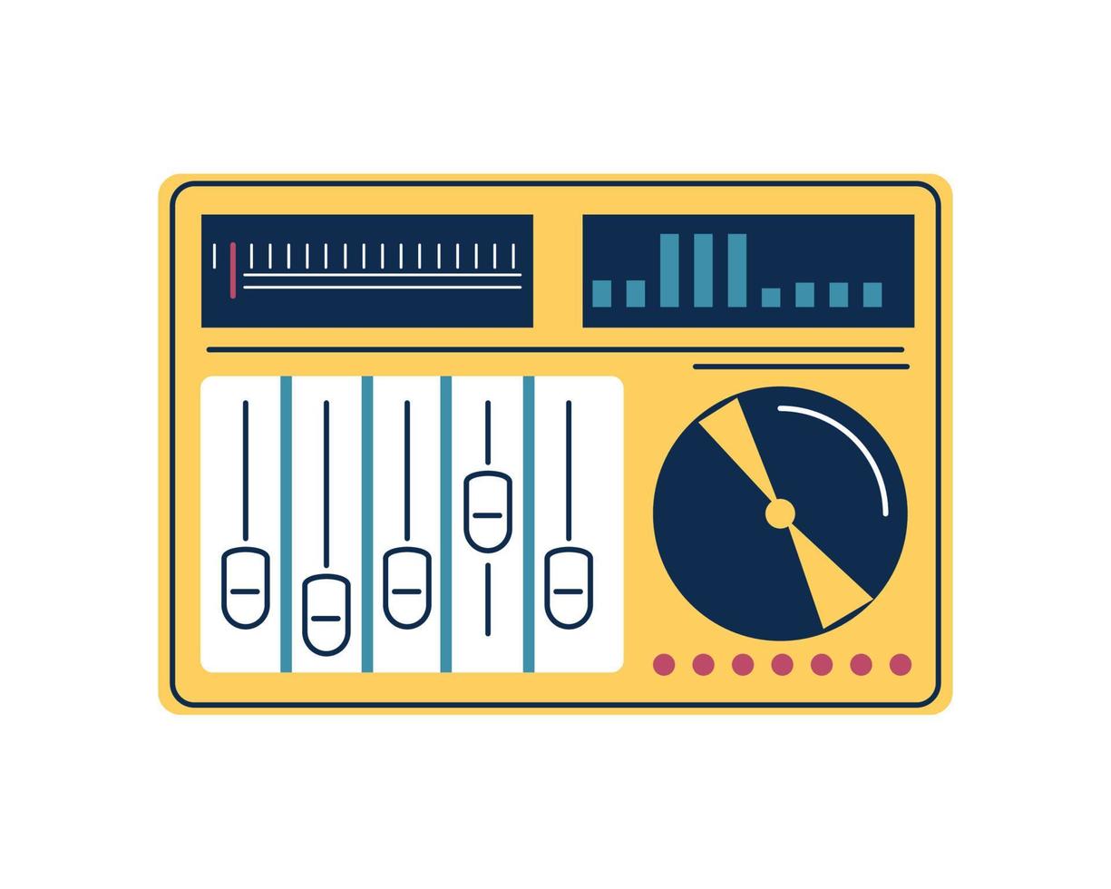 music equalizer radio vector