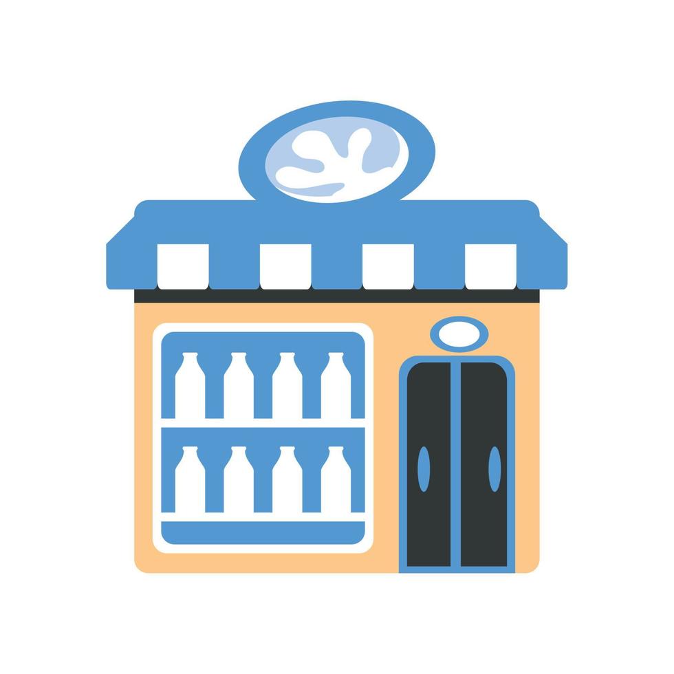 milk market icon vector