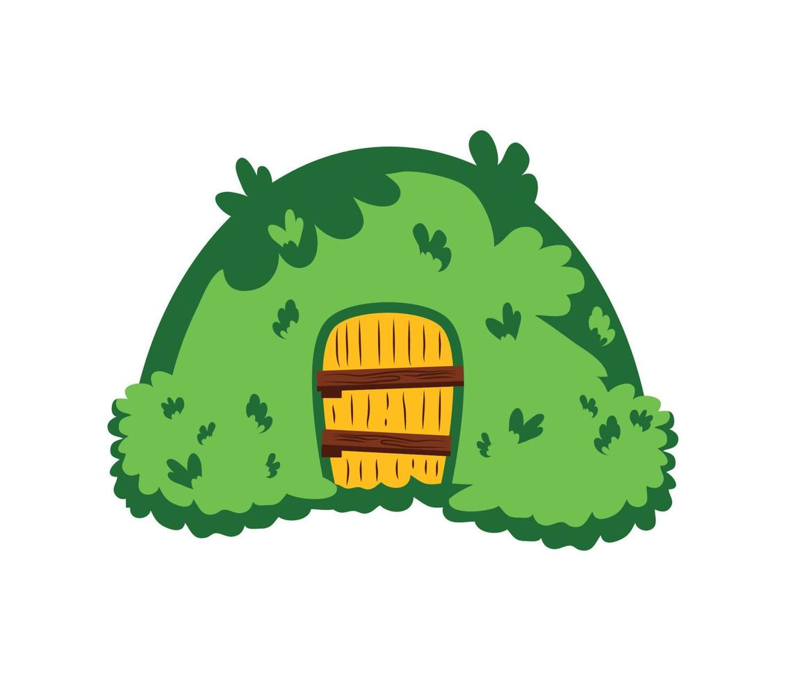 enchanted forest door vector