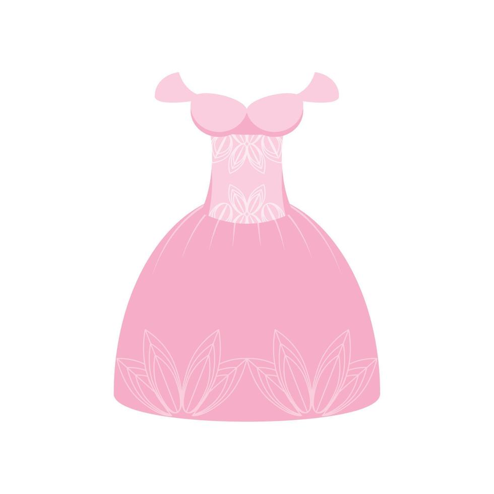 bride dress icon vector