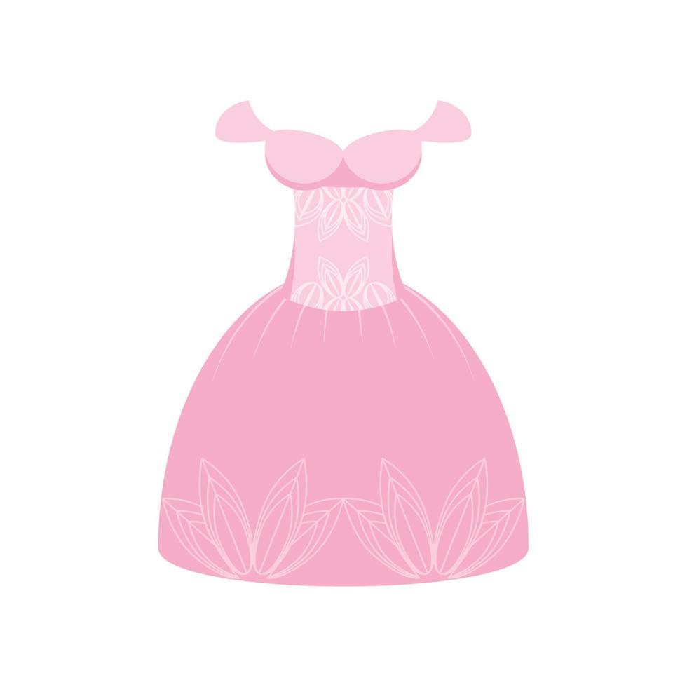 icono de vestido de novia vector