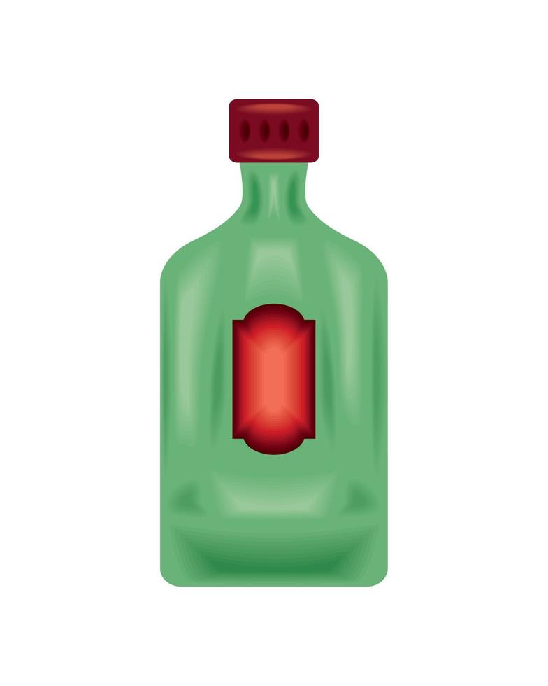 tequila bottle icon vector