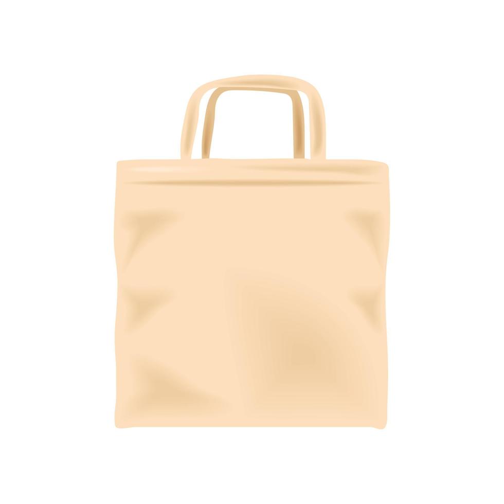 fabric bag template vector