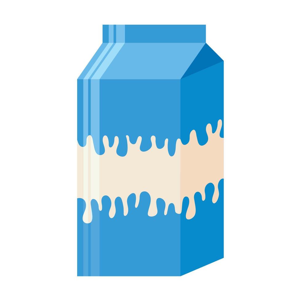 milk box product vector