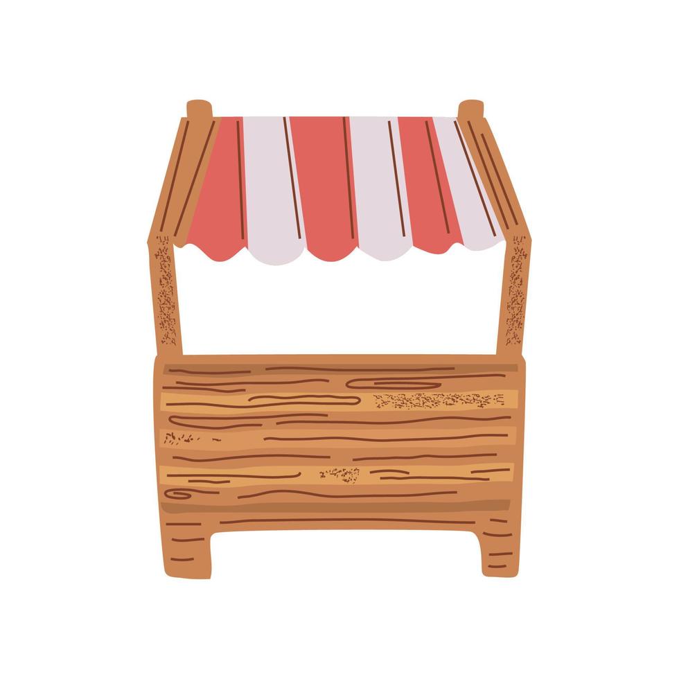 local market stand vector