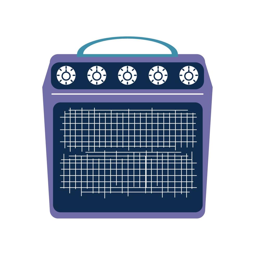 radio music retro vector